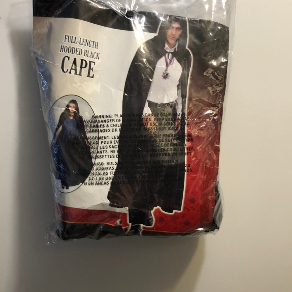 Halloween costume cape